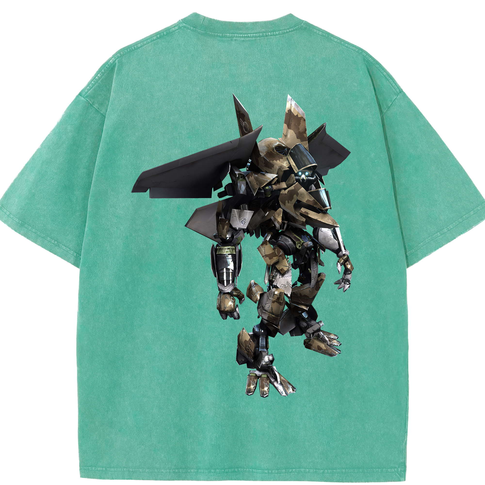 （画像用） Transformers トランスフォーマー 綿100% ヴィンテージ風 半袖Tシャツ（背面プリント）